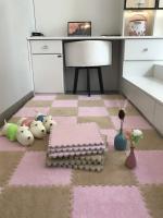 20PCS Tapete De Piso Suave De Cuero Genuino Para Niños Tapete Deportivo Antideslizante Y Absorbente De Impacto EVA Puzzle Juego Educativo Para Niños Tamaño 30x30cm - details 4