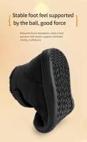 Botas De Ugg Estilo Invernal Para Niños Y Niñas Con Palmas Abiertas Y Forro Quilted Velcro Calientes Suela Antideslizante Para Frío - details 6