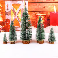 Decoración De Navidad LED Miniátrica Para Escritorio Árbol Luminoso DIY Adornos Para Oficina Y Fiesta En Casa Material Plástico - details 4