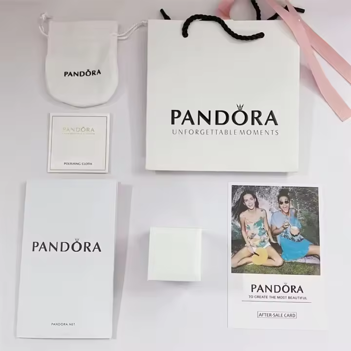 Bolsa de Regalo de Pandora Cajas de Regno grandes y Pequeños (Aptas para colgantes, Collares, anillos, pendientes, tachuelas, etc., only cajas de GIFT, no incluye Joyas) - 1