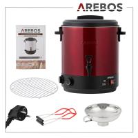 AREBOS Dispensador de Bebidas Calientes - 28 L - Hervidor de Agua Caliente - 1800 W - Rojo - details 31