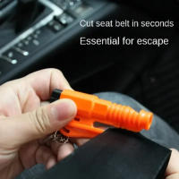 Martillo De Seguridad Para Coche Mini Multi-Funcional Con Rescate Para Romper Vidrio Herramienta De Evacuación Emergente Para Ventanas - details 6