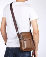 Bolso De Hombro Vintage Para Hombres Bolsos Cruzados Retro Con Cierre De Cremallera Bolsa De Mano De Nylon Para Occasiones Versátiles - details 32