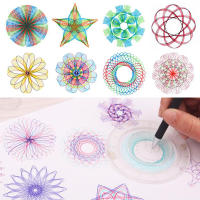 Kit De Dibujo Spirograph Clásico Con Papel De Arcoíris Magia Set De Arte Y Manualidades Para Niños Educativo Juguete De Dibujo - details 4