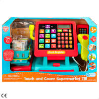PLAY - Caja registradora táctil eléctrica, con luz y sonido, accesorios incluidos, juguete de imitación, juguetes de supermercado, pilas incluidas, +3 años - details 3