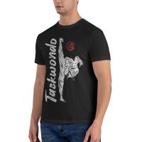 Camiseta De Algodón Vintage Para Hombre Taekwondo Jiu Jitsu Estampado Manga Corta Casual Y Cómoda Tallas Grandes - details 0