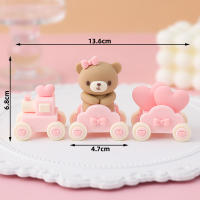 Topper De Pastel De Tren Marrón Con Animales Para Niños Decoración De Cumpleaños Bebé Fiesta De Aniversario Con Giraffa Oso Elefante Mono - details 19