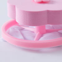 Bola De Lavado Con Forma De Cerezo Y Malla Para Máquina De Lavar Catcher De Pelo De Animales Flotantes Lint De Ropa Bolas De Limpieza Para Eliminar Residuos De Lavado - details 12