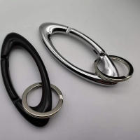 Llavero Multifuncional De Aluminio Para Hombres Negro Accesorio De Cinturón De Montañismo Llavero Redondo Unisex - details 0