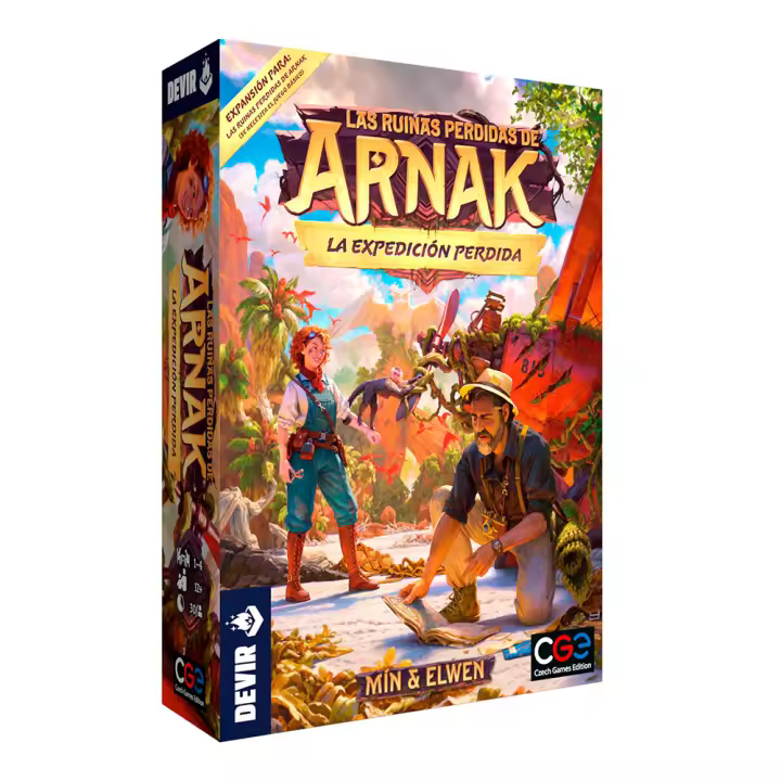 LAS RUINAS PERDIDAS DE ARNAK LA EXPEDICION PERDIDA EXPANSION DEVIR - Nuevo a estrenar - Devir - Juego de Mesa - 1