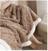 Mantas Sofa/Cama, Manta Polar de Sherpa Multiuso con Microfibra Extra Suave y Borreguitos, Manta estampada sedalina, 3 medidas, diferentes colores, 130x160cm/160x220cm y 220x240cm. Envío desde España - details 0