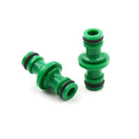 Conector De Tubo Para Jardín 5 Piezas Rápido Unión De Agua Reparación De Conducción De Agua Plástico 1/2' Fitting De Tubería - details 4