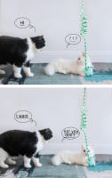 Juguete Interactivo Para Gatos Colgante De Simulación Divertido Juguete Self-hey Para Jugar Con Gatos Chicos Varita Telescopio Con Campana - details 7