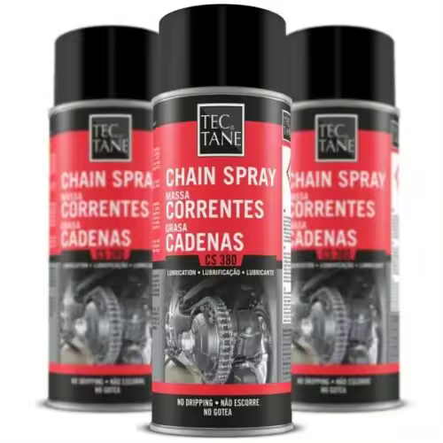 PACK 3 SPRAYS DE GRASA PARA CADENAS DE MOTO ,NO GOTEA 400 ML - 1