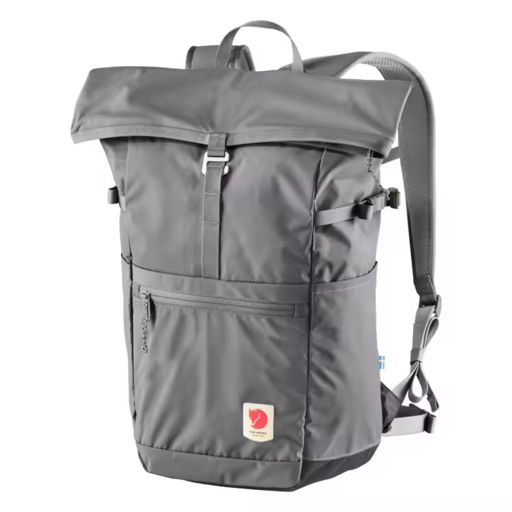Mochila Gris Fjallraven High Coast Foldsack 24L Shark Grey Ligera y Versátil - 1