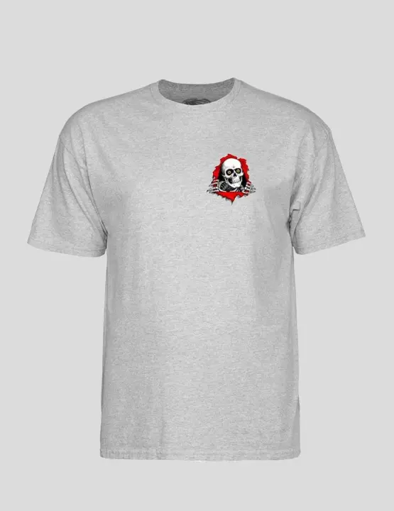Camiseta Powell Peralta Ripper Apoya a tu Local Gris Deportivo - 1