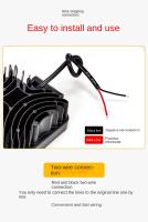 Farol De Trabajo Impermeable 4 Pulgadas Con 9 Bolas De LED Para Pala Elevadora Luz De Escenario Modificada Antivibración 12-60V - details 6