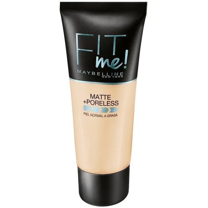Base de Maquillaje Fit Me Matte Poreless: 105 Natural Ivory - Maybelline - 1