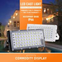 Lámpara De Inundación LED 50W RGB IP66 Impermeable Para Jardín Con Reflectores De Color Rojo Verde Azul Luz De Exterior AC220V - details 0