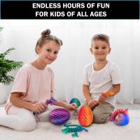 1/2PCS Huevo De Dragón 3D Imprimido Modelo De Dragón Articulado Rotativo Y Móvil Adorno De Escritorio Juguete Para Niños - details 8