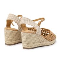 Alpargatas de mujer D'ANGELA DXF26153 VALENCIANA YUTE TRENZADO CAMEL 32647 24V - details 1