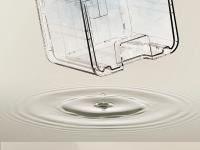 SOMY Deshumidificador de aire con filtro de aire básico para el hogar, máquina absorbente de humedad silenciosa, antihumedad, secador de aire portátil para oficina, 1500ML - details 3