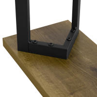 SoBuy FSB50-PF Mesa de Consola Mesa de Entrada Recibidor Estructura y Patas de Metal, Estilo Industrial 120 x 75 x 20 cm ES - details 3