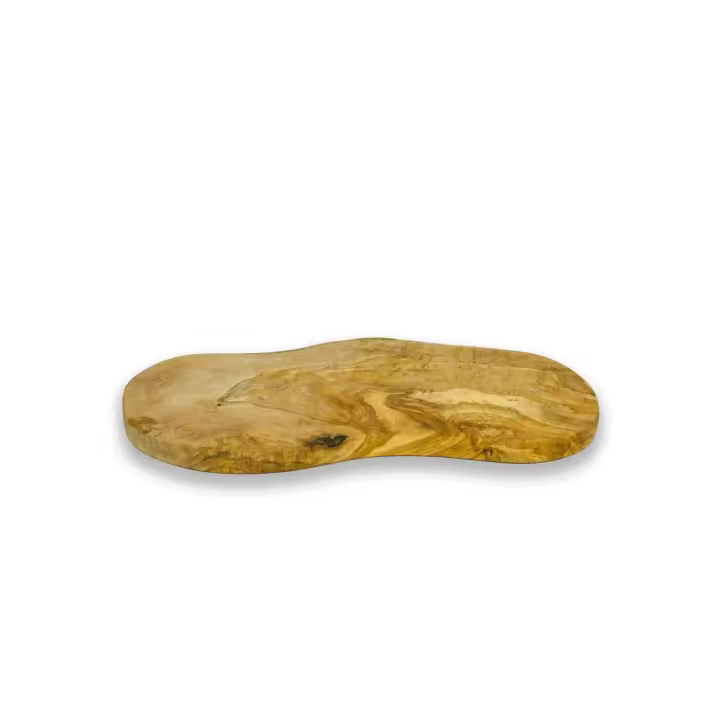 Tabla para cortar realizada en madera de olivo de manera artesanal - 1
