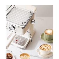 Máquina de café （BLANCO）Espresso de acero inoxidable, vaporizador de leche, Varita de vapor 2 en 1, 1050W, semiautomática, 20 Bar - details 3