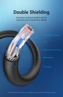 Cable Ethernet Vention Cat8 De 5m 40Gbps Mini Slim RJ 45 Para Portátiles PS 4 Router Cable De Red LAN 2000MHz Internet - details 5