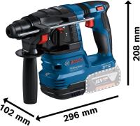Bosch Professional 18V System martillo perforador a batería GBH 18V-22 (con SDS plus, indicado para perforar orificios entre 6 mm y 10 mm, KickBack Control y Vibration Control) - details 4