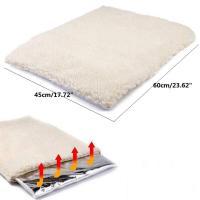 Manta Calentante Para Mascotas Pequeñas Y Medianas De Invierno Manta De Dormir Para Perros Y Gatos Fluffy De Coral Cashmere Matrícula De Calor - details 18
