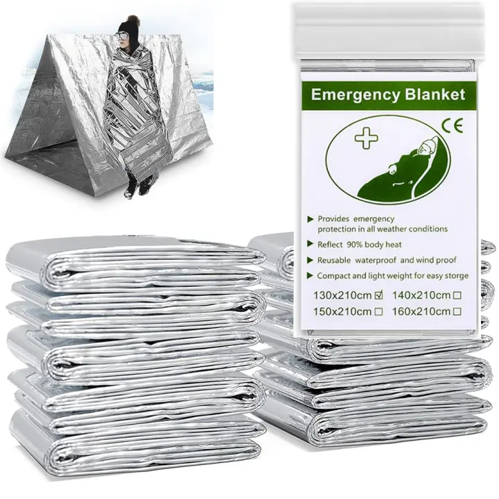 Manta De Emergencia Térmica Para Camping Y Supervivencia Al Aire Libre Kit De Rescate Militar Impermeable Y Fuerte Dantron 1,8-Dihydroxyanthraquinone Origen China - 1