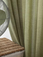 Cortinas De Matcha Verde Japonés Para Primavera Y Verano Cortinas De Lino Transparentes Cortinas Opacas Lujo Para Dormitorios Estilo Moderno 100% Poliéster Sin Funda - details 16