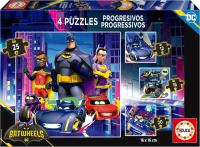 Educa -Batwheels 4 Puzzles progresivos Infantiles de 12-16-20-25 Piezas Cada uno + 3 años Educa 20105 - details 0