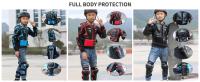 WOSAWE Conjunto De Armadura Completa Para Niños 5-10 Años Motocross Ropa Deportiva Para Skateboarding Esquí Equipamiento De Armadura Unisex - details 1