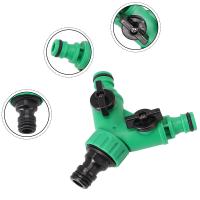 Conector De Rama De Jardín 2 En 1 Adaptador De Tubo De Agua Válvula Tricrópula De Plástico Con Interruptor Divisor De Camión - details 1
