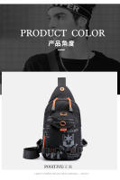 Bolsa Bandolera Para Hombre En Nylon Bolsa De Hombro Cruzada Pequeña Rucksack De Viaje Estilo Casual Con Bolsillos Internos Y Exterior - details 27
