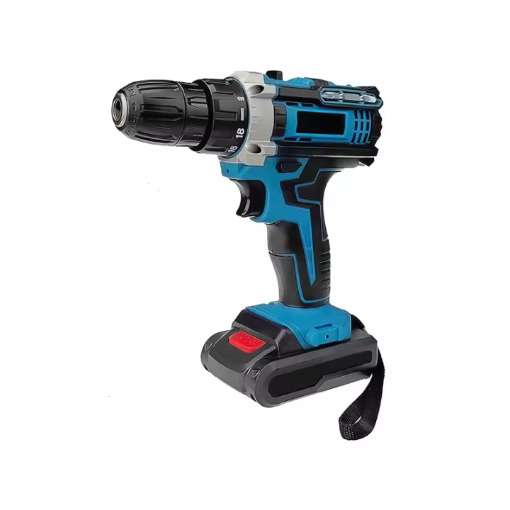 Taladro atornillador inalámbrico de 48 V, destornillador inalámbrico con batería de 2400 mAh, taladro de percusión 32 Nm, 2 velocidades, LED, 31 accesorios de bricolaje - 1
