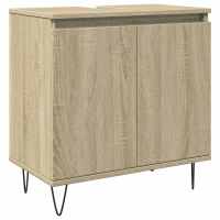 vidaXL Armario de baño madera de ingeniería roble Sonoma 58x33x60 cm - details 1