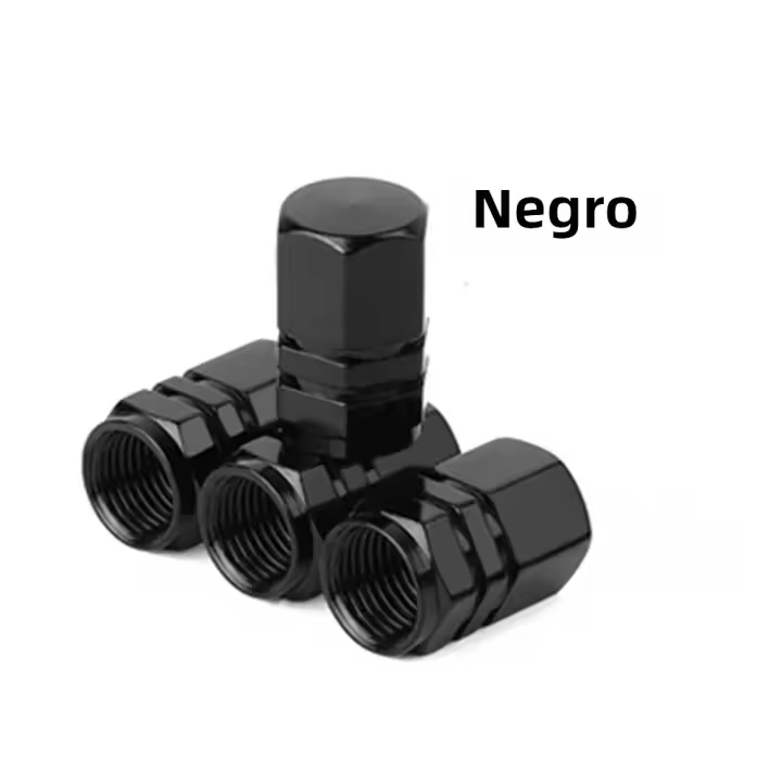 AUTCOAT 4Pcs Cubiertas De Válvula De Neumáticos De Aluminio Para Coches Motocicletas Camiones Bicicletas Resistente Al Agua - 1