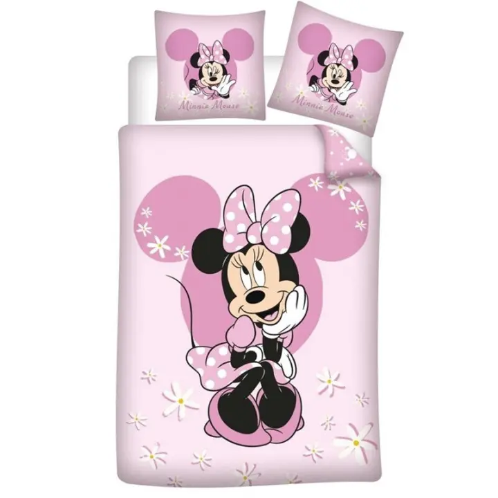 Funda nordica Minnie Disney cama 90cm policotton. Funda nórdica con diseño exclusivo y tejido suave. Ideal para darle un toque especial a tu habitación. - 1