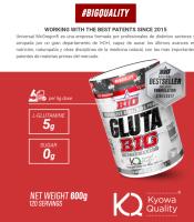 GLUTABIG - Glutamina de Big - Ultra pure *Glutamina micronizada en Polvo* 600g - patente KYOWA - details 4
