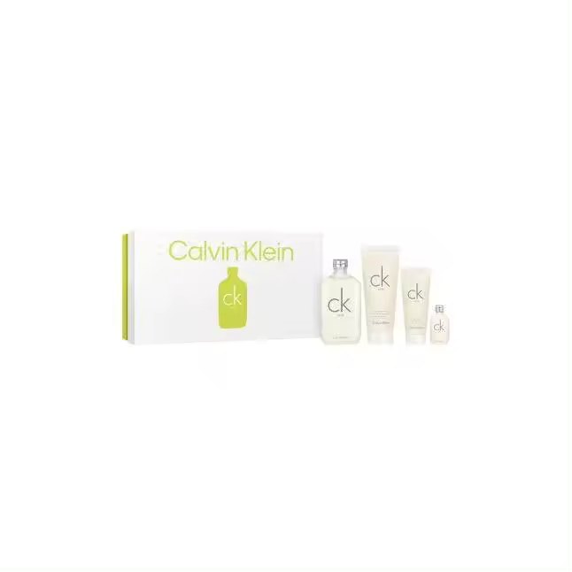 Calvin Klein Set Ck One Eau de Toilette 200ml + Loción Corporal 100ml + Gel de Ducha 100ml + Mini 15ml Unisex - 1