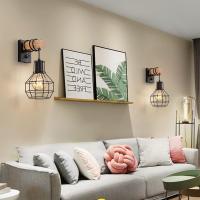 Lámpara de pared industrial regulable para interiores, lámpara de pared con interruptor E27, lámpara de pared vintage Negra (bombilla NO incluida) - details 2