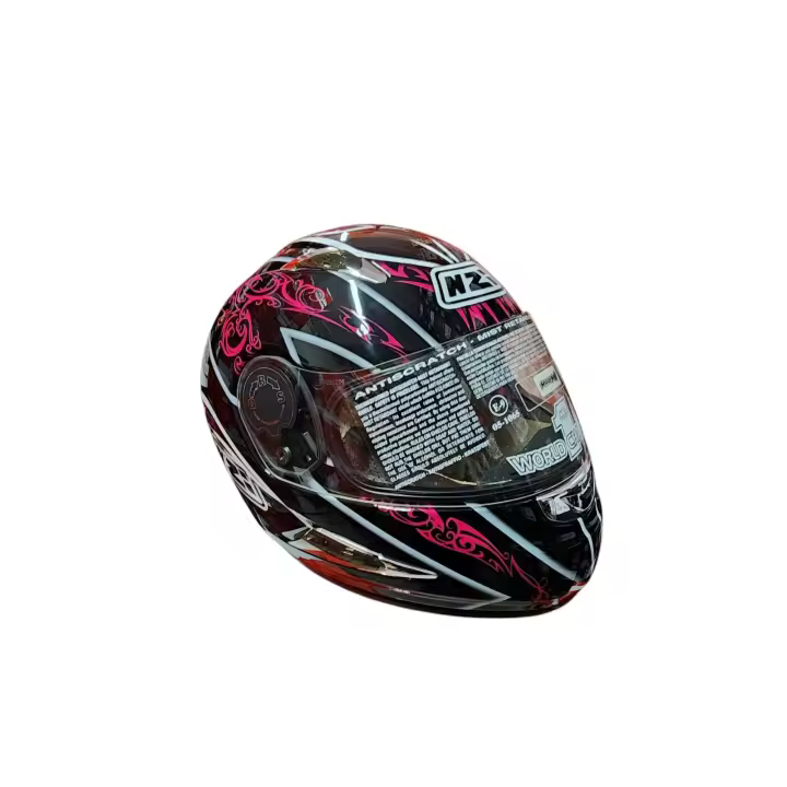 Casco integral Fibra de Vidrio NZI Razer 2 NRS - Negro rosa - 1