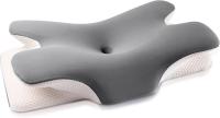 Almohada de espuma viscoelástica, almohada cómoda, almohada de apoyo para el cuello, almohada ergonómica para dormir de lado (gris) - details 4
