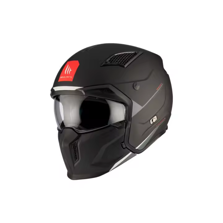 Casco Moto Casco Mt Streetfighter Sv S Solid   Ce U - 1