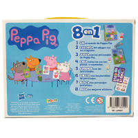 Peppa Pig Maletín Actividades 8 en 1 Peppa Pig, Incluye Actividades, Pegatinas, Cuento, Cuaderno para Colorear, Papelería Infantil para Niños y Niñas, +3 Años, 23x17x5cm - details 2