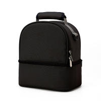 Bolso De Mano Para Mamá Grande Capacidad Doble Capa Aislada Color Sólido Estilo De Viaje Y Picnic Bolsa De Alimentos Portátil Para Bebé - details 14